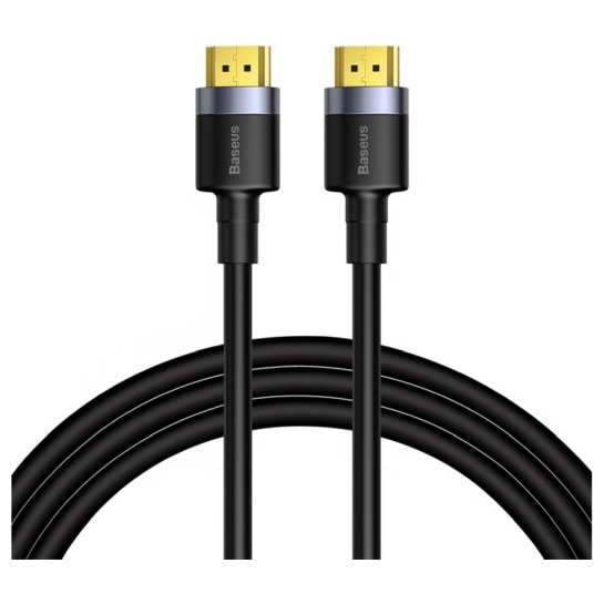 Кабель Baseus Cafule 4KHD Male to 4KHD Male HDMI Cable (3m) Black - ціна, характеристики, відгуки, розстрочка, фото 1