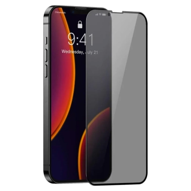 Скло Baseus Full-Screen Anti-Spy Tempered Glass for iPnone 13 mini Black 1 Pcs - цена, характеристики, отзывы, рассрочка, фото 1