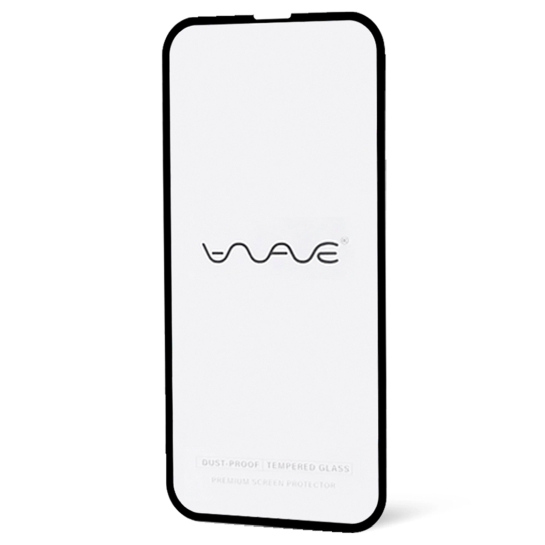 Скло Wave Full 2.5D Dust Proof for iPhone 14 Max Front Black - ціна, характеристики, відгуки, розстрочка, фото 1