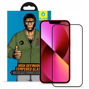 Скло Blueo 2.5D Silk Narrow Border Tempered Glass HD for iPhone 13 Mini Black - цена, характеристики, отзывы, рассрочка, фото 1