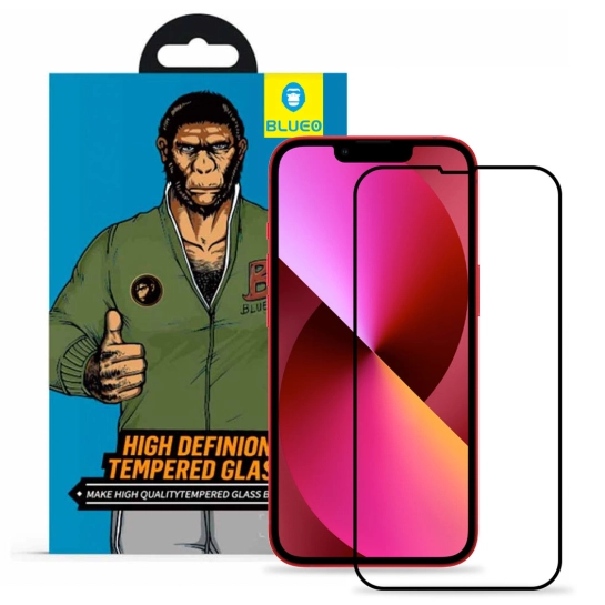 Стекло Blueo 2.5D Silk Narrow Border Tempered Glass HD for iPhone 13 Mini Black
