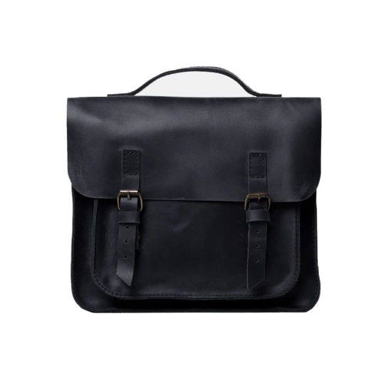 Шкіряна сумка-трансформер INCARNE Story Чорний