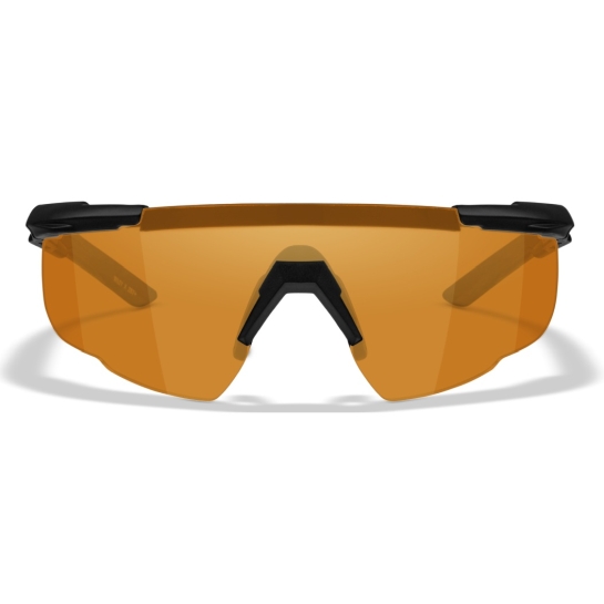 Балістичні окуляри Wiley X SABER ADV Orange/Transparent Lenses (без кейсу) - ціна, характеристики, відгуки, розстрочка, фото 1