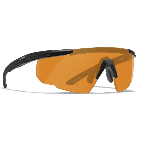 Балістичні окуляри Wiley X SABER ADV Orange/Transparent Lenses (без кейсу) - ціна, характеристики, відгуки, розстрочка, фото 4