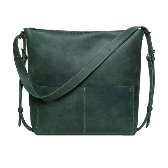 Шкіряний рюкзак-трансформер INCARNE Storage Зелений - ціна, характеристики, відгуки, розстрочка, фото 1