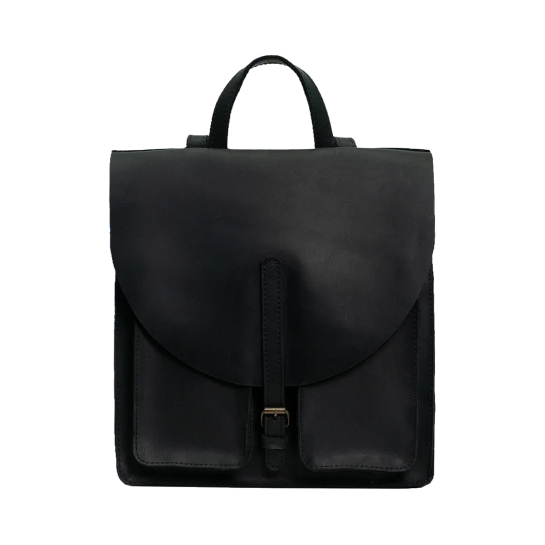 Шкіряний рюкзак INCARNE Circles S Чорний - цена, характеристики, отзывы, рассрочка, фото 1