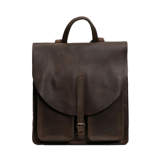 Кожаный рюкзак INCARNE Circles S Коричневый - цена, характеристики, отзывы, рассрочка, фото 1