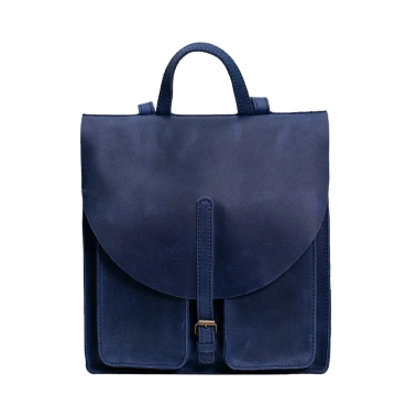 Шкіряний рюкзак INCARNE Circles S Синій - цена, характеристики, отзывы, рассрочка, фото 1