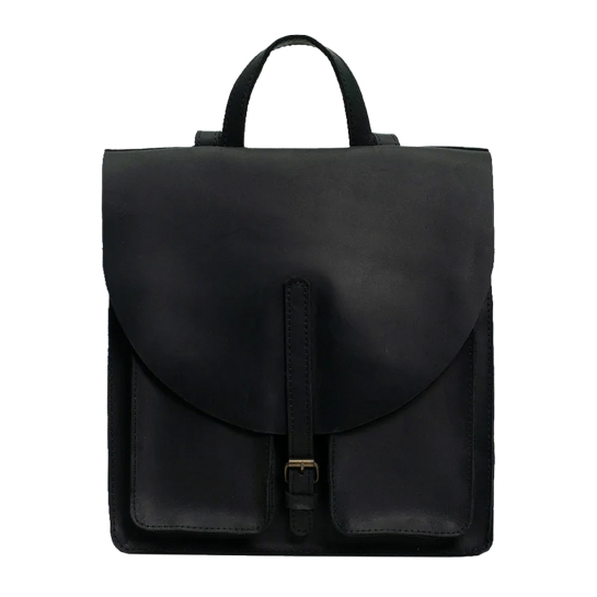 Кожаный рюкзак INCARNE Circles М Черный - цена, характеристики, отзывы, рассрочка, фото 1