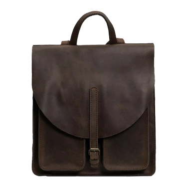 Кожаный рюкзак INCARNE Circles М Коричневый - цена, характеристики, отзывы, рассрочка, фото 1