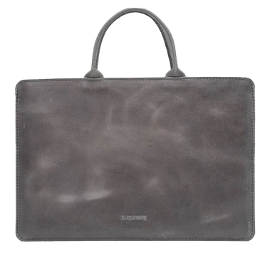 Кожаный чехол INCARNE Stem серый для MacBook Air 13