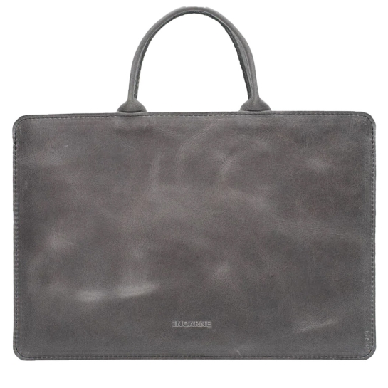 Кожаный чехол INCARNE Stem серый для MacBook Pro 16" (2019-2023) - цена, характеристики, отзывы, рассрочка, фото 1