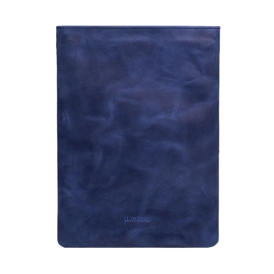 Кожаный чехол INCARNE Wall синий для MacBook Air 13