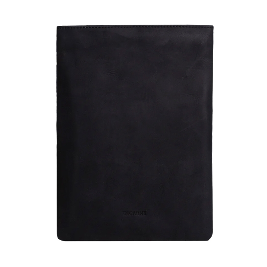 Кожаный чехол INCARNE Wall чёрный для MacBook Air 13