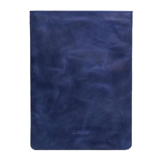 Кожаный чехол INCARNE Wall синий для MacBook Pro 15