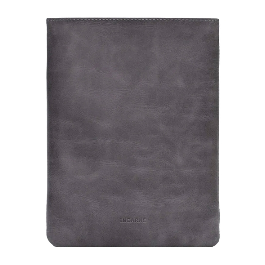 Кожаный чехол INCARNE Wall серый для MacBook Pro 15