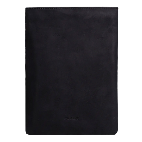 Кожаный чехол INCARNE Wall чёрный для MacBook Pro 16