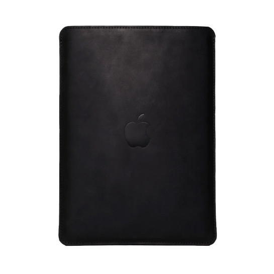 Кожаный чехол INCARNE Free Port Plus чёрный для MacBook Air 13