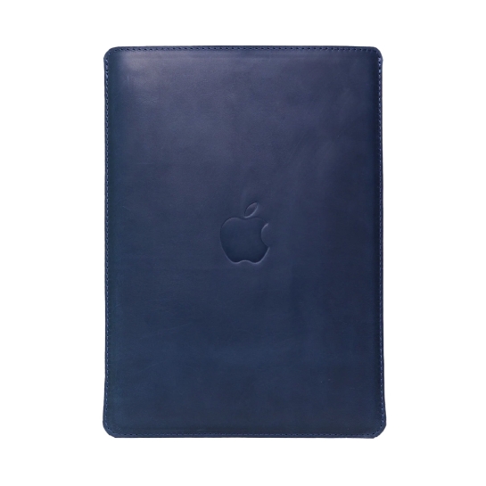 Кожаный чехол INCARNE Free Port Plus синий для MacBook Air 13
