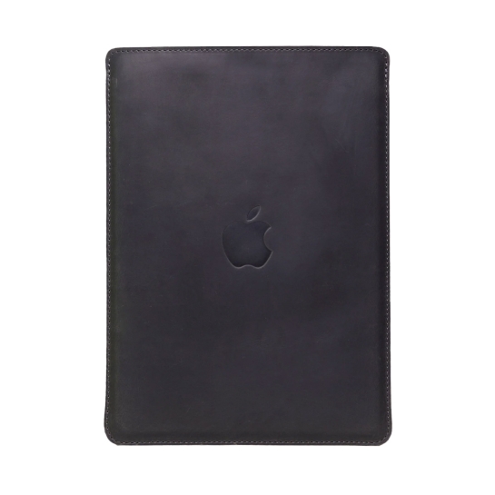 Кожаный чехол INCARNE Free Port Plus серый для MacBook Air 13