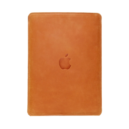 Кожаный чехол INCARNE Free Port Plus коньяк для MacBook Pro 13
