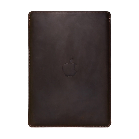 Кожаный чехол INCARNE Free Port Plus коричневый для MacBook Pro 14
