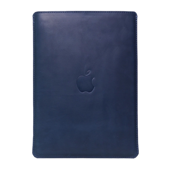 Кожаный чехол INCARNE Free Port Plus синий для MacBook Pro 15