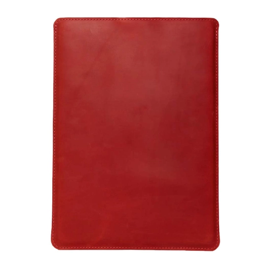 Шкіряний чохол INCARNE Free Port Plus червоний для MacBook Pro 15" (2016-2022)