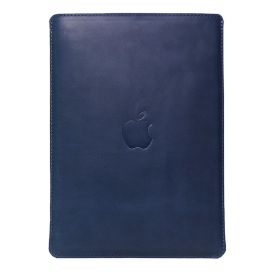 Кожаный чехол INCARNE Free Port Plus синий для MacBook Pro 16