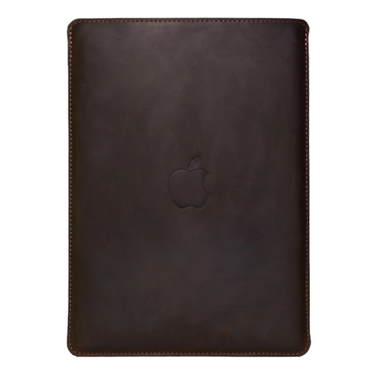 Кожаный чехол INCARNE Free Port Plus коричневый для MacBook Pro 16