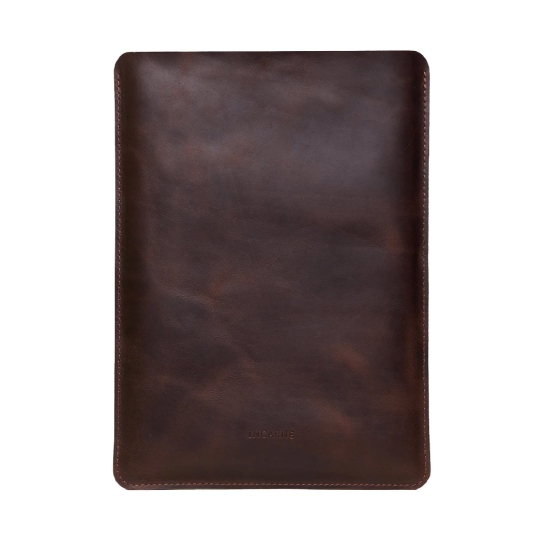 Кожаный чехол INCARNE Free Port коричневый для MacBook Pro 13