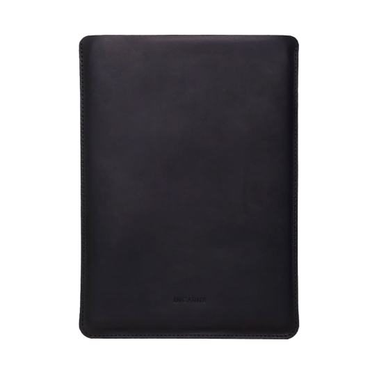Кожаный чехол INCARNE Free Port чёрный для MacBook Pro 13