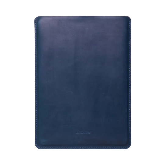 Кожаный чехол INCARNE Free Port синий для MacBook Pro 13