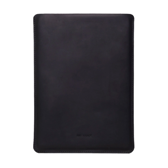Кожаный чехол INCARNE Free Port чёрный для MacBook Pro 14