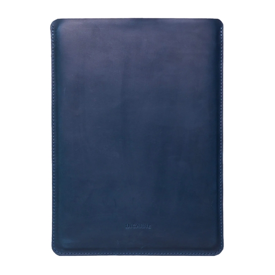 Кожаный чехол INCARNE Free Port синий для MacBook Pro 15