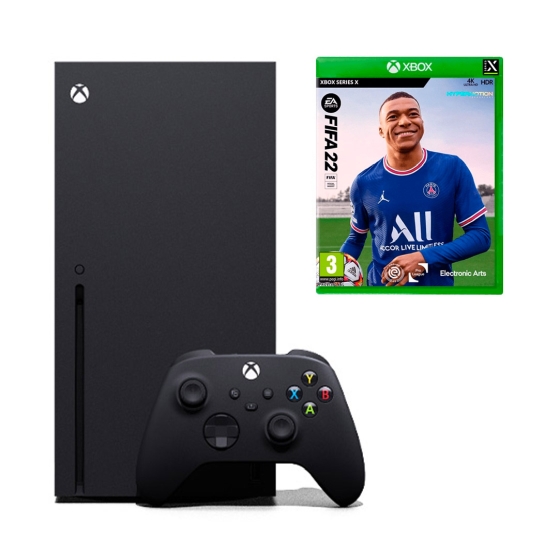 Игровая приставка Microsoft Xbox Series X + FIFA 22 - цена, характеристики, отзывы, рассрочка, фото 1