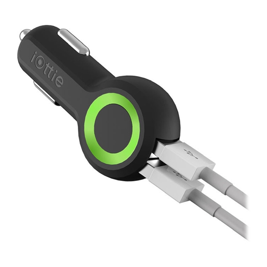 Автомобильное зарядное устройство iOttie Rapid Volt Max Dual Port USB Car Charger Black - цена, характеристики, отзывы, рассрочка, фото 2