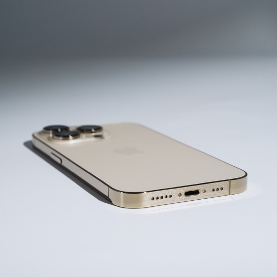 Б/У Apple iPhone 14 Pro 128 Gb Gold (2) - ціна, характеристики, відгуки, розстрочка, фото 3