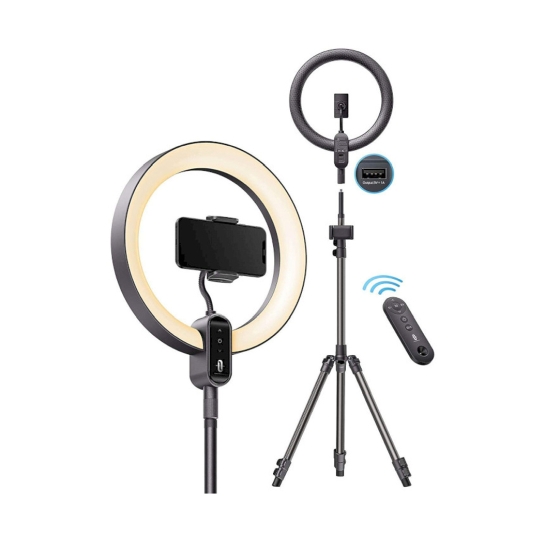Кільцева світлодіодна LED лампа TaoTronics 12" Selfie Ring Light with 78" Tripod Stand - ціна, характеристики, відгуки, розстрочка, фото 2