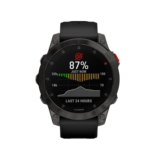 Спортивний годинник Garmin Epix 2 Sapphire Black/Titanium DLC with Black Band - ціна, характеристики, відгуки, розстрочка, фото 2