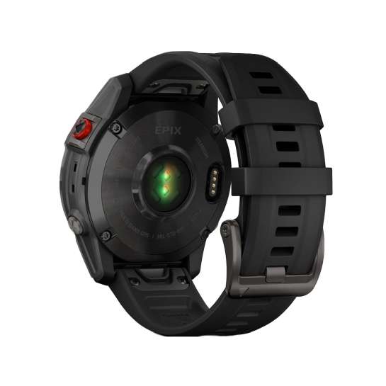 Спортивний годинник Garmin Epix 2 Sapphire Black/Titanium DLC with Black Band - ціна, характеристики, відгуки, розстрочка, фото 7