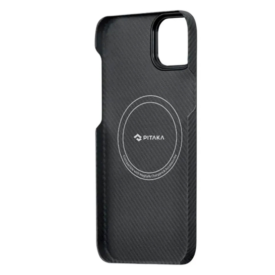 Чехол Pitaka MagEZ Case 3 Twill 600D for iPhone 14 Black/Grey - цена, характеристики, отзывы, рассрочка, фото 5