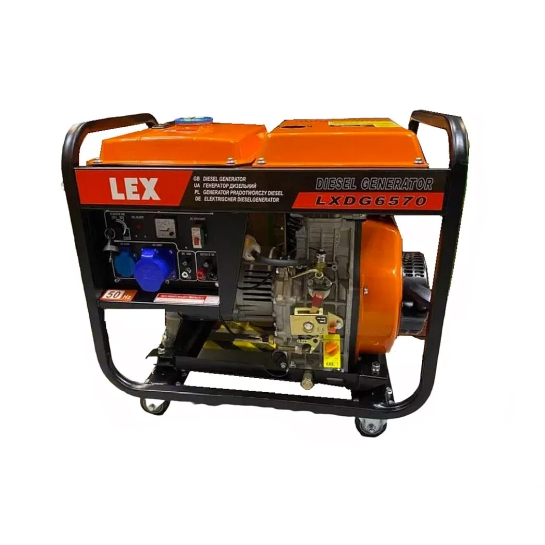 Дизельний генератор LEX LXDG6570 - ціна, характеристики, відгуки, розстрочка, фото 1