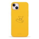 Чехол Pump Silicone Minimalistic Case with MagSafe for iPhone 14 Plus Cat on Cat #