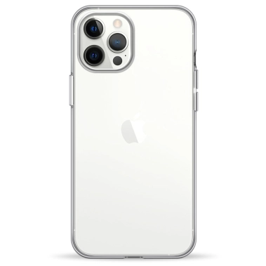Чохол Pump Simple Silicone Case for iPhone 12 Pro Max Transparent Clear - цена, характеристики, отзывы, рассрочка, фото 1
