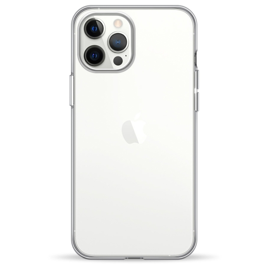 Чохол Pump Simple Silicone Case for iPhone 12 Pro Max Transparent Clear - ціна, характеристики, відгуки, розстрочка, фото 1