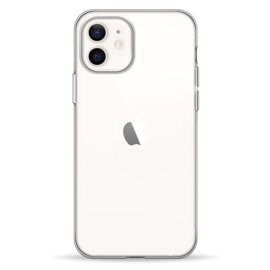 Чохол Pump Simple Silicone Case for iPhone 12/12 Pro Transparent Clear - ціна, характеристики, відгуки, розстрочка, фото 1