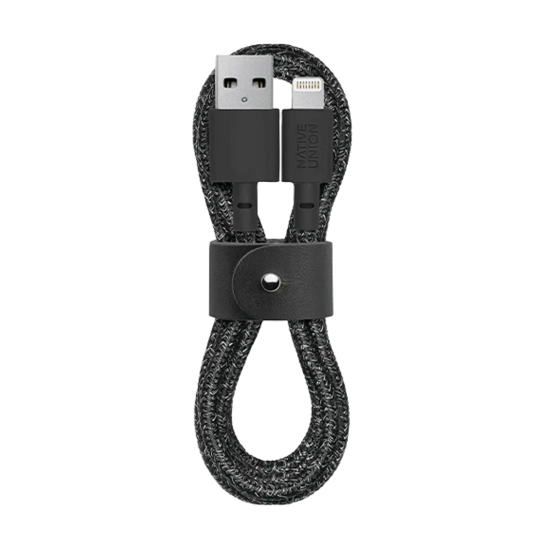 Кабель Native Union Belt Cable Lightning Cosmos Black (1.2 m)