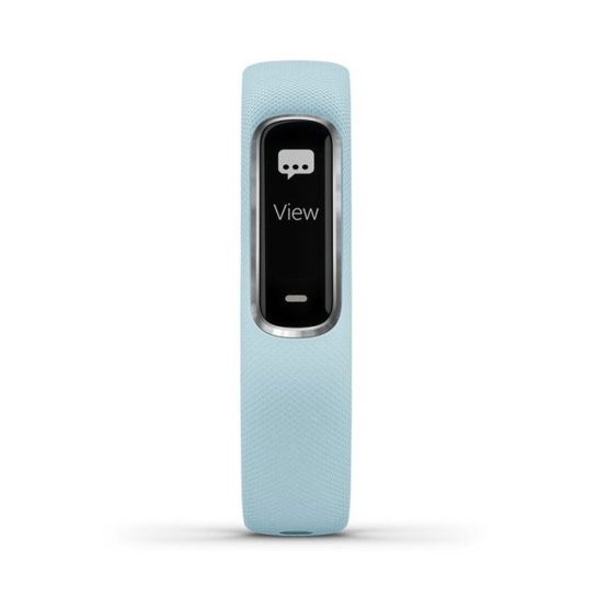 Фітнес-браслет Garmin Vivosmart 4 Azure Blue with Silver Hardware Small/Medium - ціна, характеристики, відгуки, розстрочка, фото 3