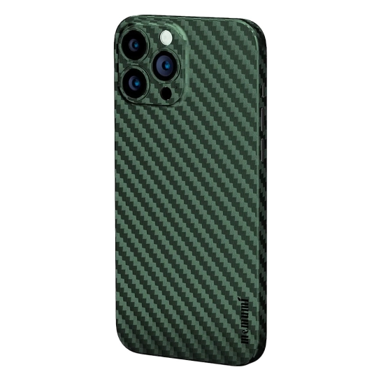 Чохол Memumi Slim Carbon Series Case for iPhone 14 Pro Green